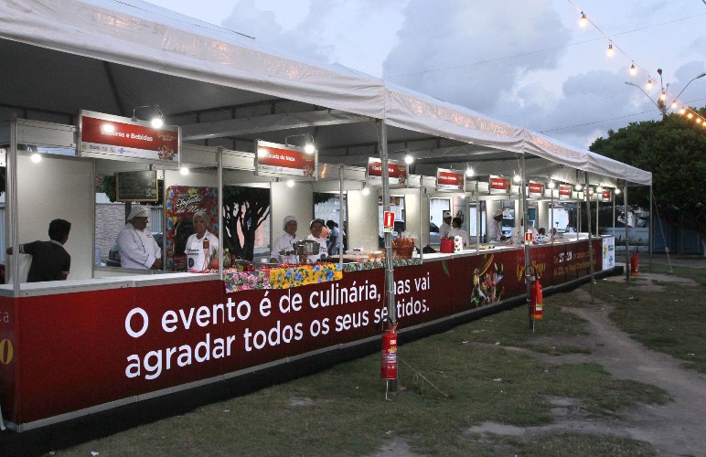 Público poderá degustar massas, feijoada, tapioca e doces em geral, tudo produzido pelos comerciante