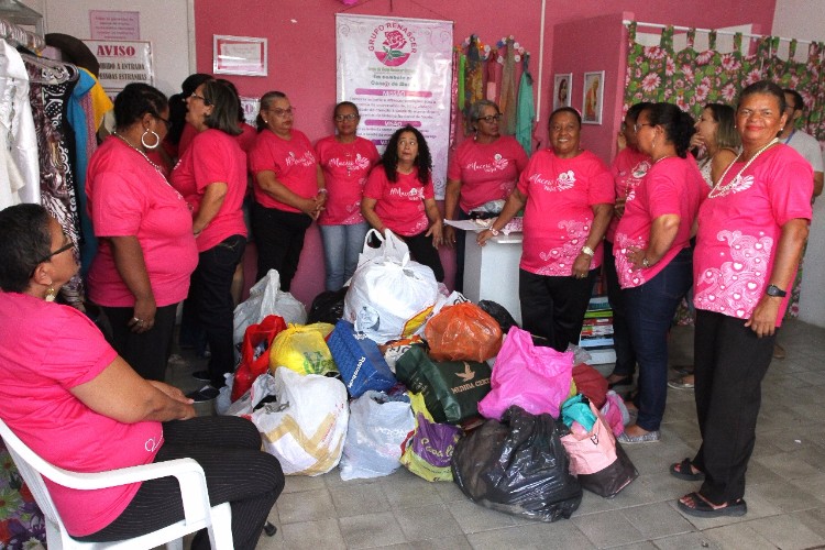 Voluntárias receberam material em festa e agradeceram pelo apoio