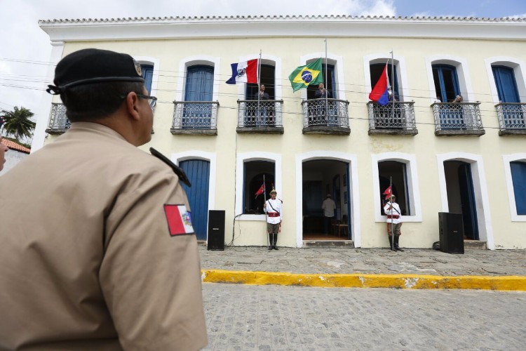 Solenidade da proclamação da República, em Marechal Deodoro 