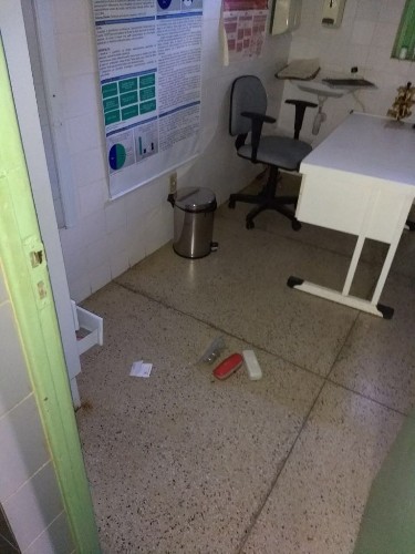Posto de saúde é alvo de arrombamento 