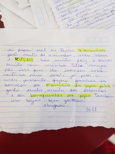 Projeto dos Correios permite adoção de cartas de crianças carentes