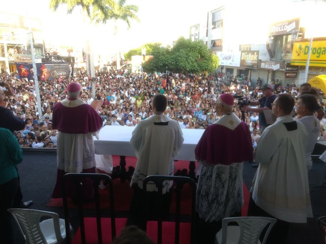 Missa foi celebrada em comemoração do Dia da Padroeira