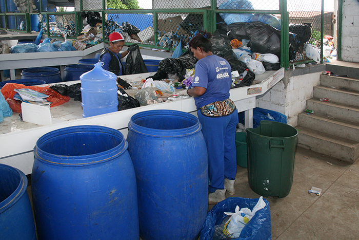 Dia a dia dos catadores de material reciclável