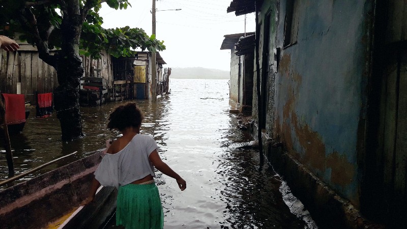 Chuvas deixaram moradores de Marechal Deodoro desabrigados nesta sexta