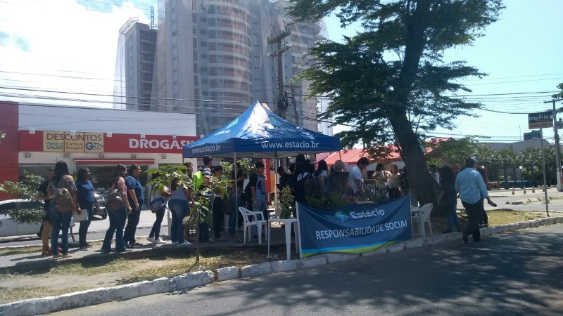 Ação em parceria com faculdade de Maceió aconteceu na manhã desta quarta-feira