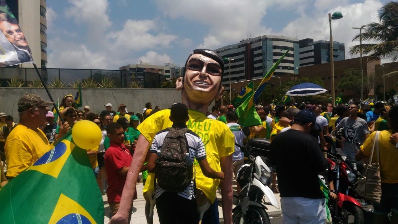Concentração aconteceu no Corredor Vera Arruda, na Jatiúca