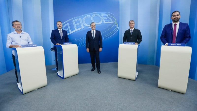 Candidatos falam sobre as propostas para o governo do Estado durante debate da TV Gazeta de Alagoas