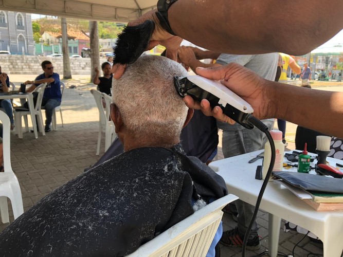 Atividades acontecem durante toda a manhã desta segunda-feira
