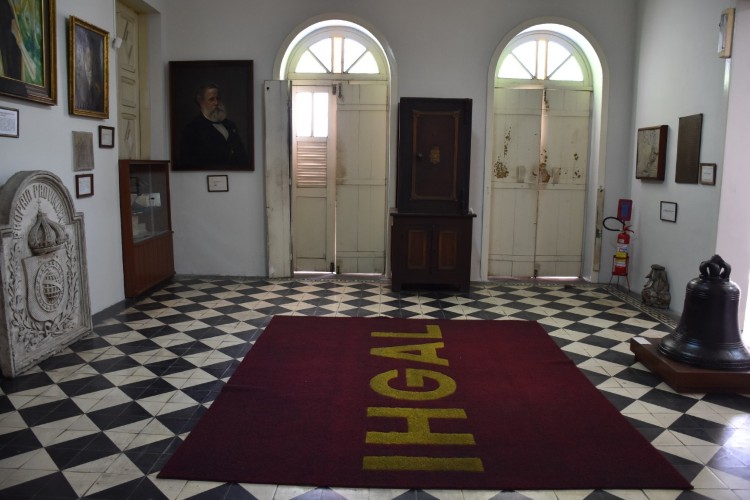 Parte do acervo do intituto