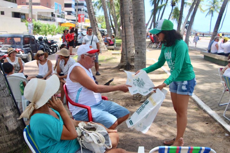 Ações de conscientização voltadas ao meio ambiente foram realizadas no domingo