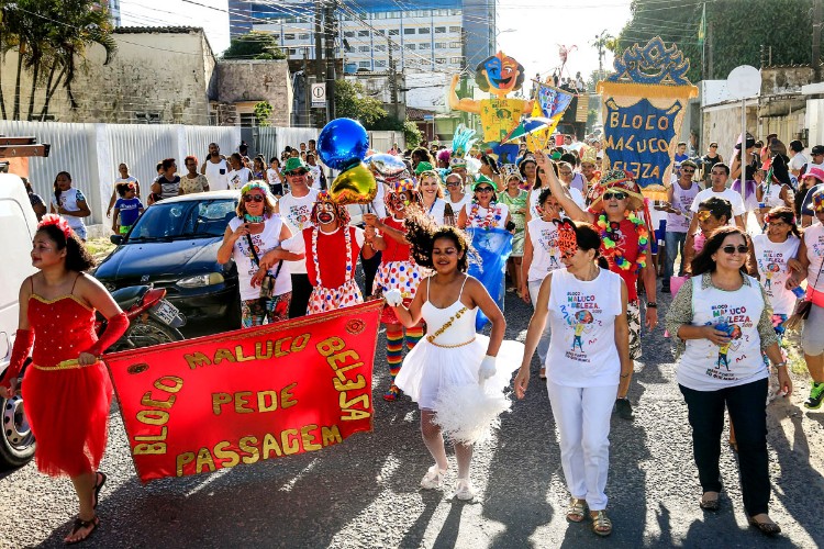 Cerca de 500 foliões participaram da 28ª edição do bloco