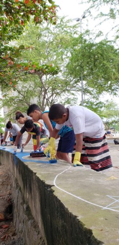 Coletivo urbano restaura praça na comunidade Sururu de Capote
