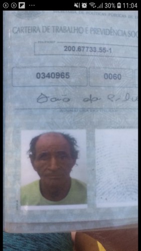 Alagoano, de 64 anos, residente da Bahia, procura família em União dos Palmares