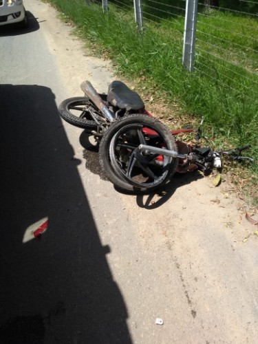Colisão frontal deixa motociclista gravemente ferido na AL-401