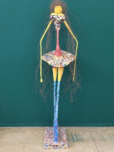 Obra Maria João - técnica mista