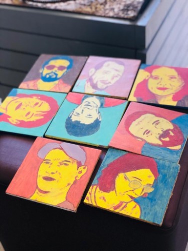 Obras do artista Albério Carvalho