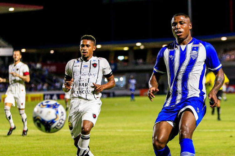 Pela Copa do Nordeste, Azulão perde para o Belo, ao apagar das luzes: 1 a 0