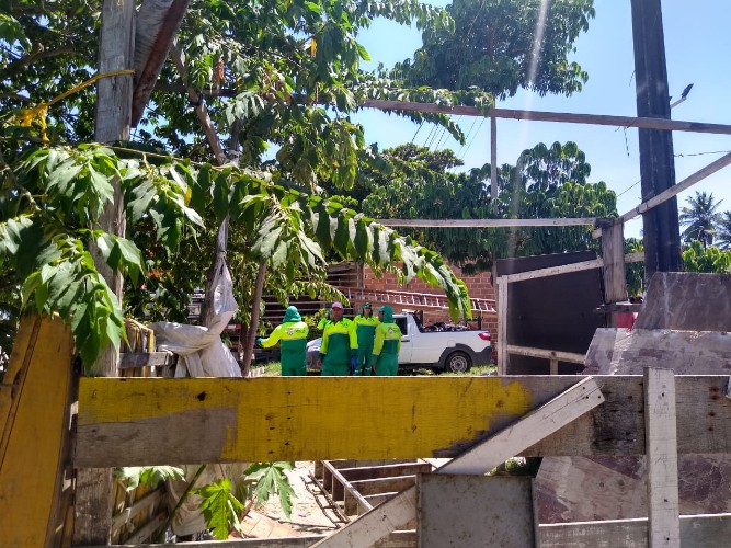 Demolição da antiga balança do peixe e realocação dos pescadores para Centro Pesqueiro