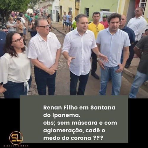 Renan Filho tem sido alvo de críticas dos internautas nas redes sociais