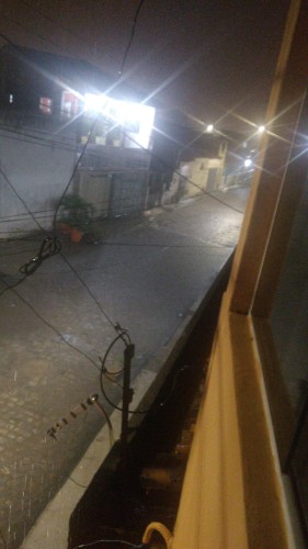 Ruas ficaram alagadas após forte chuva em Maceió