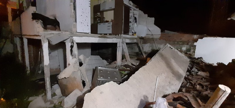 Apesar do susto, ninguém se feriu