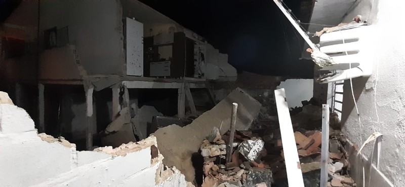 Apesar do susto, ninguém se feriu