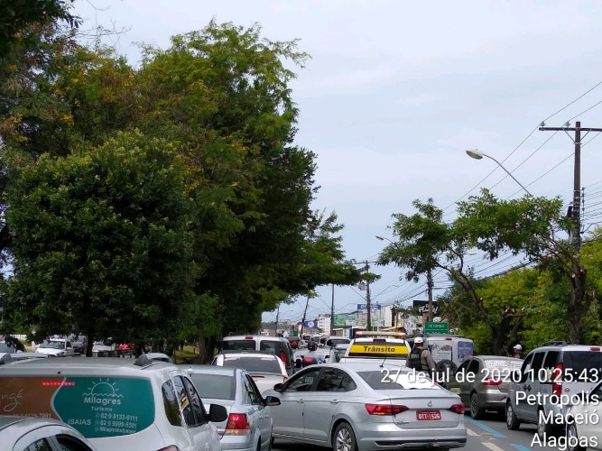Protesto de taxistas do interior 