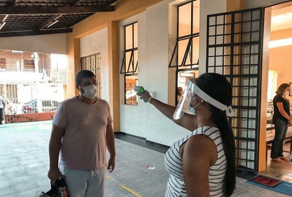 Paróquias seguiram protocolo sanitário para evitar contágio da Covid-19