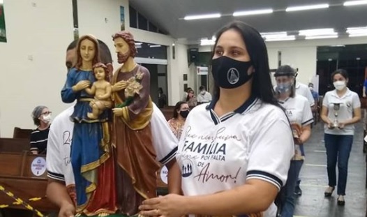 Paróquias seguiram protocolo sanitário para evitar contágio da Covid-19