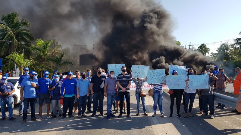 Moradores protestam contra a privatização da Casal