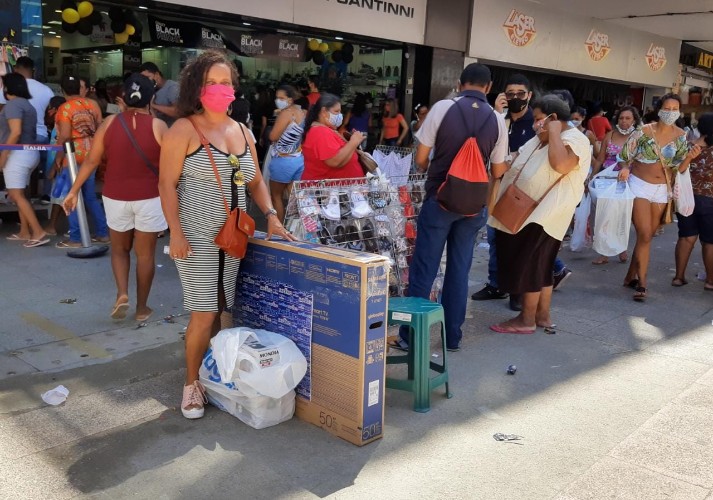 Movimentação de clientes na Black Friday