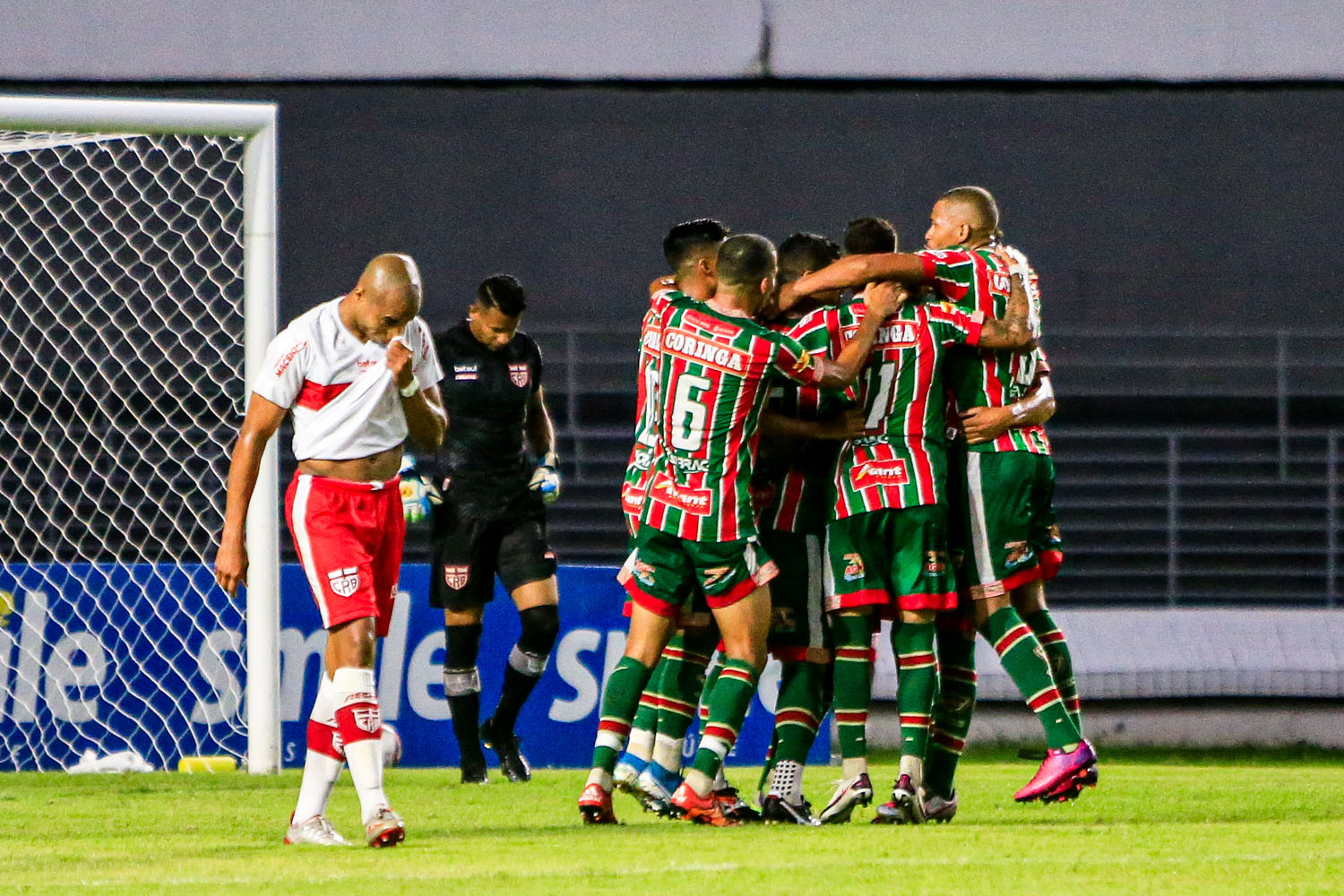 CSE durante o empate em partida contra o CRB no Alagoano de 2021