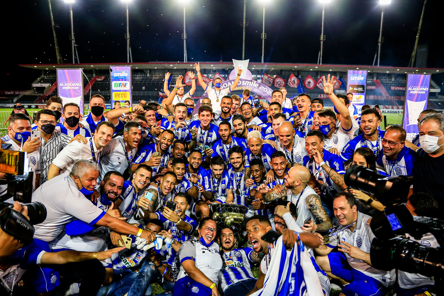 CSA foi campeão alagoano em 2021, conquistou o 40º título da sua história