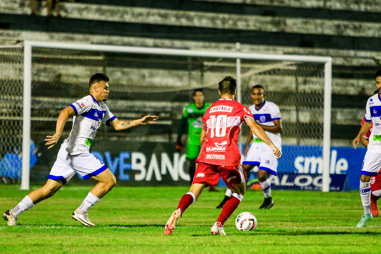 Contra o lanterna Jaciobá, CRB leva sufoco e fica no empate por 1 a 1, em Arapiraca