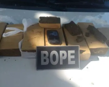 Operação do Bope prende suspeito de tráfico com 6kg de maconha