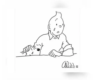Tintin, personagem belga, é usado em redes sociais para lamentar atentados