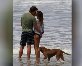 Gisele Bündchen troca carinhos com marido Tom Brady em viagem à Costa Rica