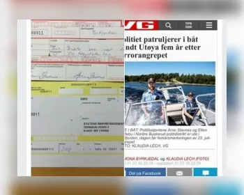 Policial norueguês multa a si mesmo por navegar sem colete salva-vidas