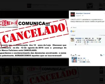 Evento com Feliciano é cancelado no PR após suspeita de assédio sexual