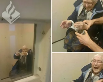 Polícia holandesa 'prende' idosa de 99 anos para atender seu desejo