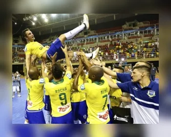 Falcão se despede da seleção brasileira de futsal com partida no RJ