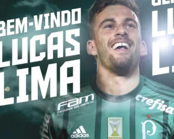 Palmeiras anuncia oficialmente a contratação de Lucas Lima