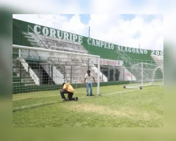 Laudo do Estádio Gerson Amaral vence no domingo e Coruripe apressa melhorias