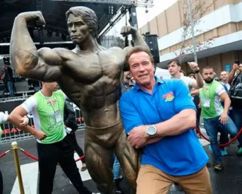 Arnold Schwarzenegger terá estátua de bronze no largo da Batata em SP  