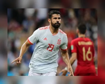 Diego Costa destaca paciência da Espanha e afirma: 'Tive sorte no gol'