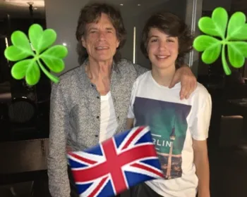 "Garotos sortudos", diz Luciana Gimenez em foto do filho com Mick Jagger