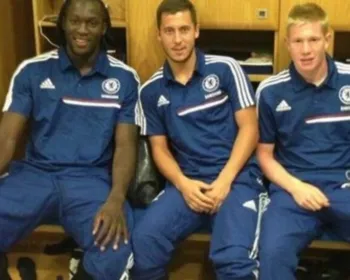 Lukaku, De Bruyne e Hazard: tridente foi ignorado por Mourinho no Chelsea