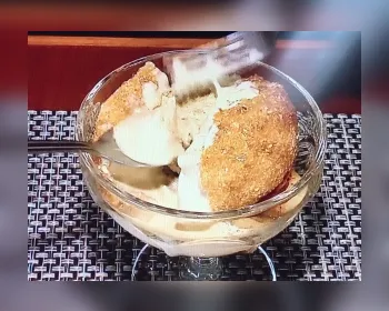 Sorvete frito de Água Branca é mostrado no Mais Você, da Rede Globo