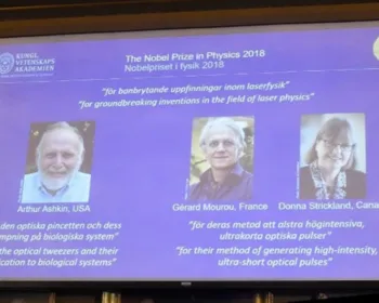 Trio é o vencedor do Nobel de Física por pesquisas com laser