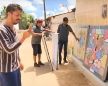 Vila de Carlinhos Maia em Penedo ganha obras de Romero Brito